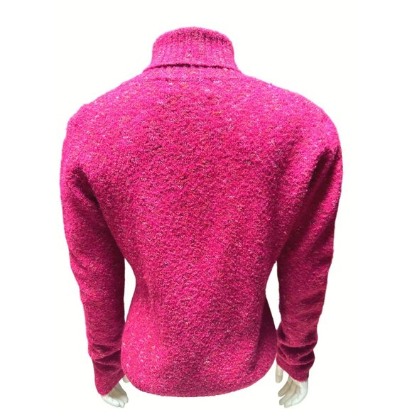 Cool Times Juniors XL Red Knit Turtleneck Sweater Cozy & Stylish - Picture 3 of 8